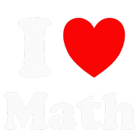 I Heart Math I Love Math Full Zip Hoodie