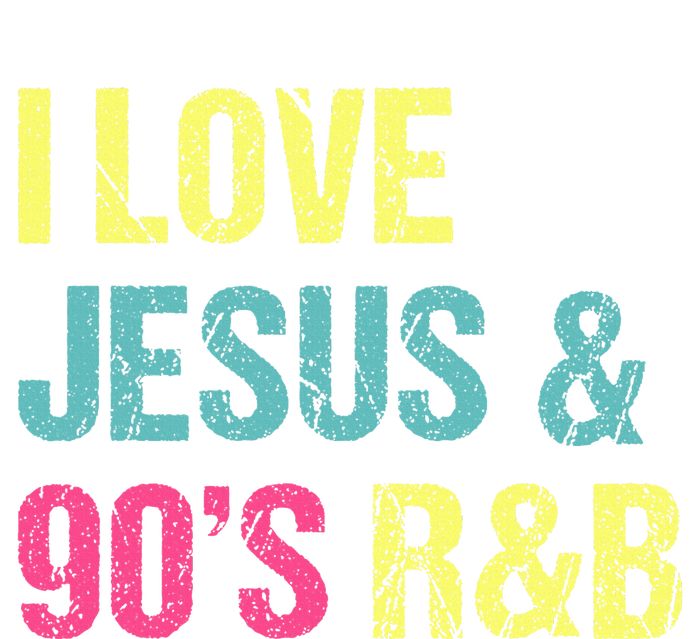 I Love Jesus And 90s R&B RnB Music Lover Vintage Retro Impact Tech Backpack