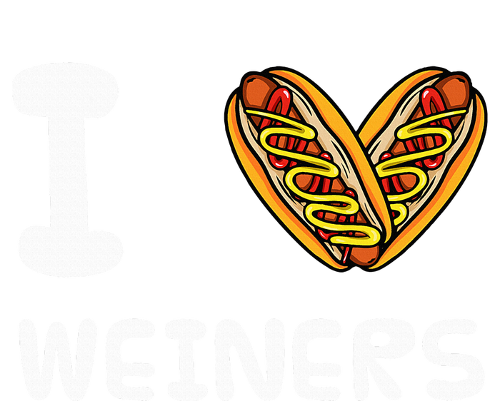 I Love Weiners Hotdogs Frankfurter Wiener Frank Sausage Bun Drawstring Bag