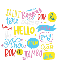 Hello Word In Different Languages Travel And Teacher Gift Legacy Cool Fit Booney Bucket Hat