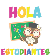 Hola Estudiantes Hello Class Funny Spanish Teacher City Backpack