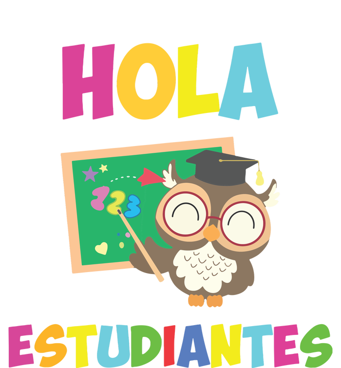 Hola Estudiantes Hello Class Funny Spanish Teacher City Backpack