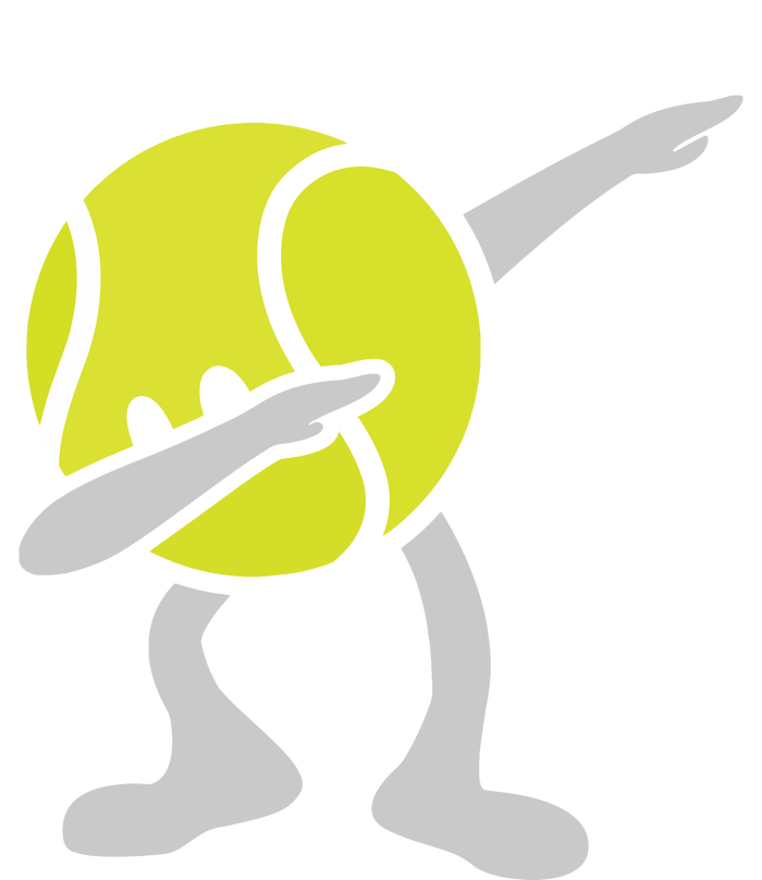 Funny Dabbing Tennis Ball Ladies Essential Flowy Tank