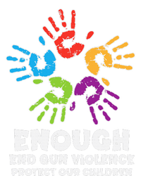 Enough End Gun Violence Protect Our Children Orange Mom Dad Tie-Dye T-Shirt