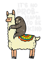 Its No Prob Llama To Be Kind Sloth Unity Day Orange T-Shirt