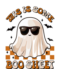 CUTE This Is Some Boo Sheet Ghost Funny Halloween Gifts Stripe Pom Pom Beanie