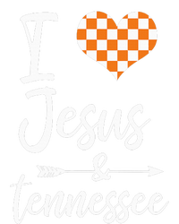 I Love Jesus And Tennessee Orange Heart Cute Fan Women’s Perfect Tri Rocker Tank