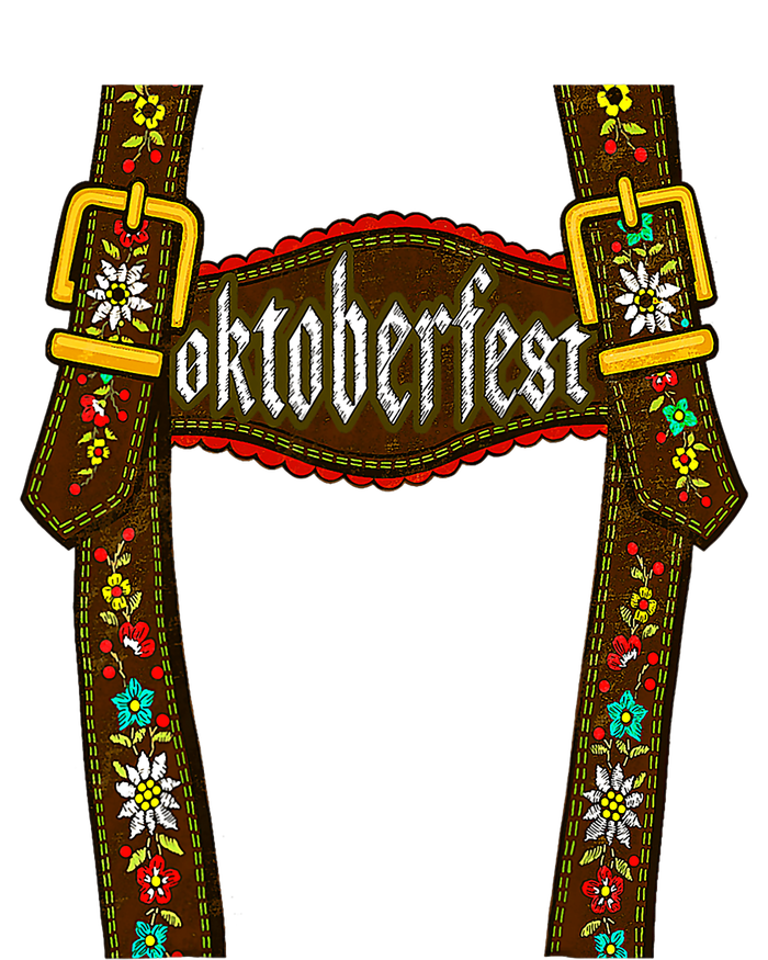 Lederhosen Suspenders Oktoberfest Bavarian Munich Beer PosiCharge RacerMesh Polo