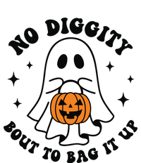 No Diggity Bout To Bag It Up Cute Retro Halloween Microfiber Hand Towel