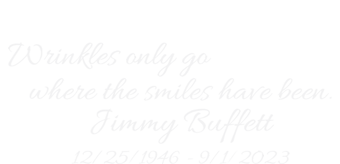 Wrinkles Only Go Where The Smiles Have Been Jimmy Buffett Wool Snapback Cap