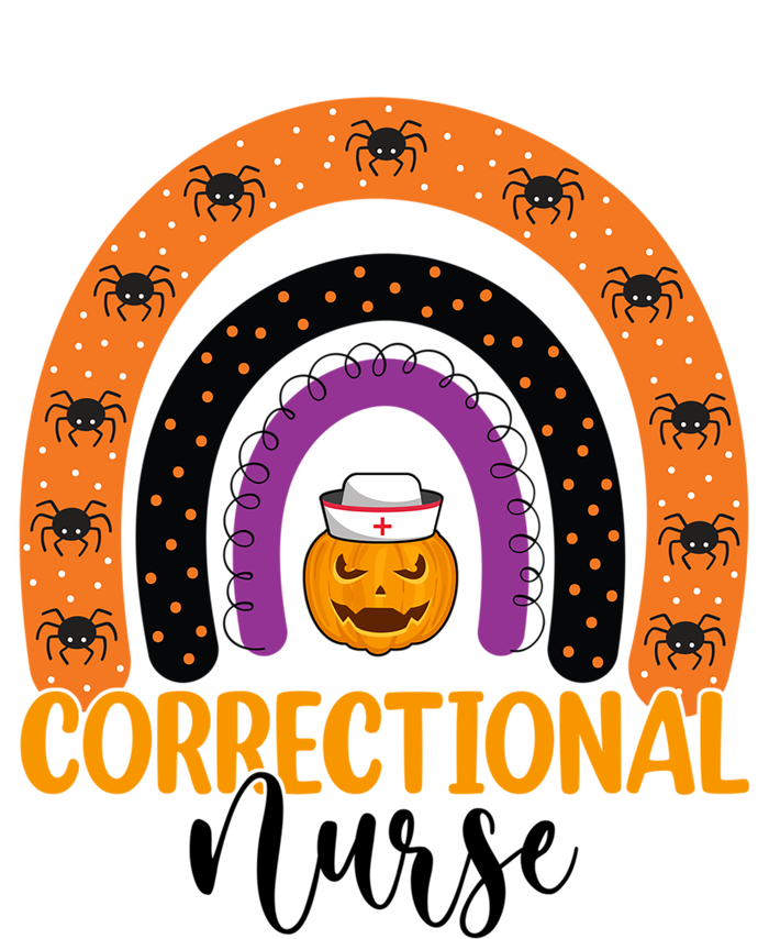 Correctional Nurse Spooky Halloween Pumpkin Rainbow Nursing Gift Toddler T-Shirt