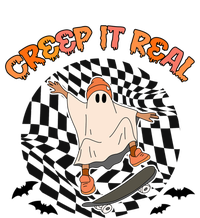 Creep It Real Funny Ghost Skateboarding Halloween Gift T-Shirt