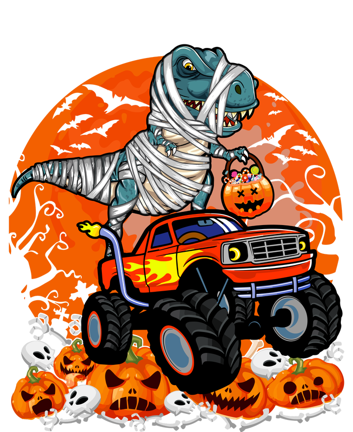 Jack O Lantern Pumpkin Monster Truck Halloween Costume Canvas