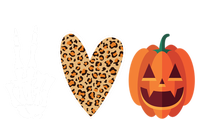 Funny Halloween Skeleton Hand Leopard Heart Pumpkin Funny Gift Insulated Varsity Jacket