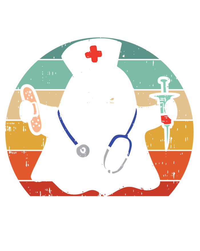 Cute Ghost Halloween Wound Care Boo Boo Crew Rn Wound Nurse Gift T-Shirt