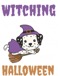 Dalmatian Halloween Witch Costume Dogs Witches Pun Gift T-Shirt