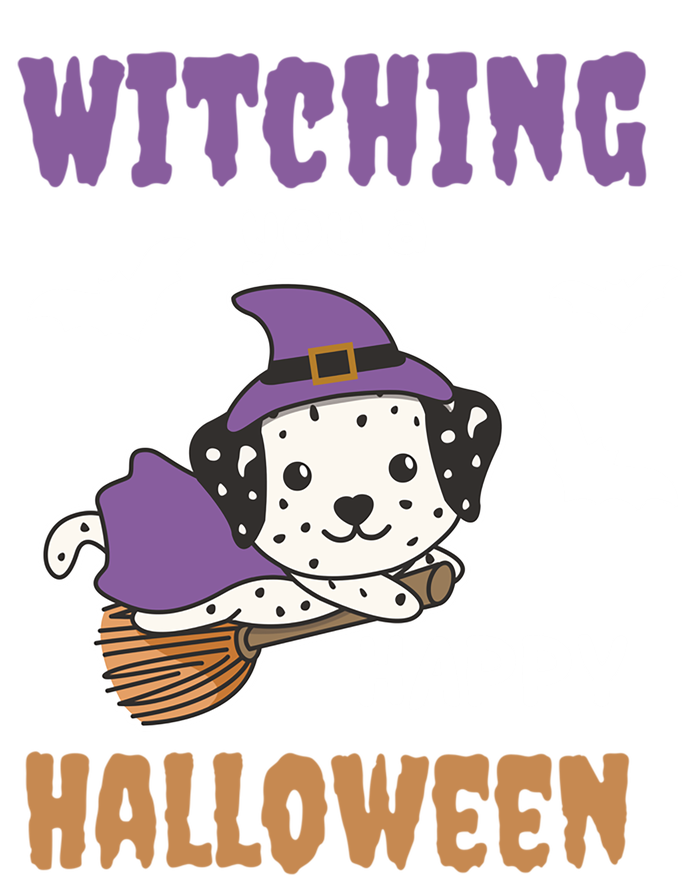 Dalmatian Halloween Witch Costume Dogs Witches Pun Gift T-Shirt