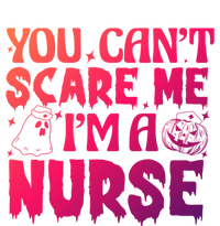 Ghost Pumpkin Spooky Halloween You Cant Scare Me Im A Nurse Gift Valucap Bio-Washed Visor