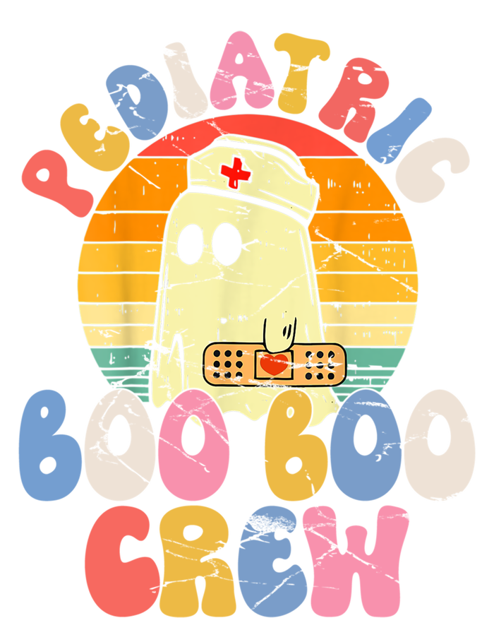 Groovy Ghost Halloween Pediatric Rn Nurse Boo Boo Crew Gift T-Shirt