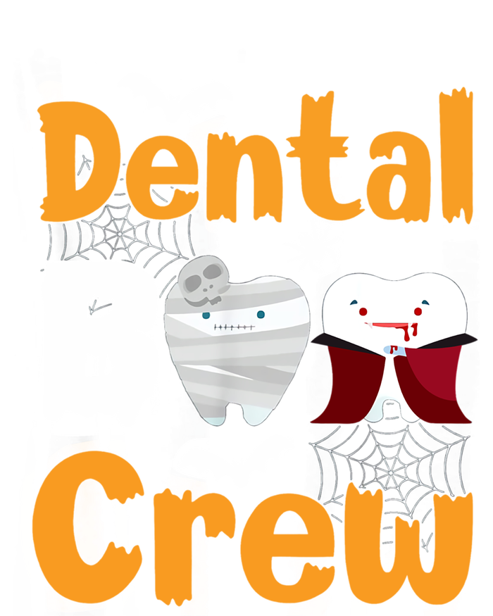 Dental Boo Crew Halloween Funny Dentist Assistant Gift Women's Tri-Blend 3/4-Sleeve Raglan Shirt