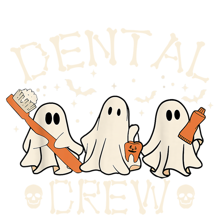 Dental Crew Funny Boo Teeth Dentist Hygiene Retro Halloween Great Gift Tall Hoodie