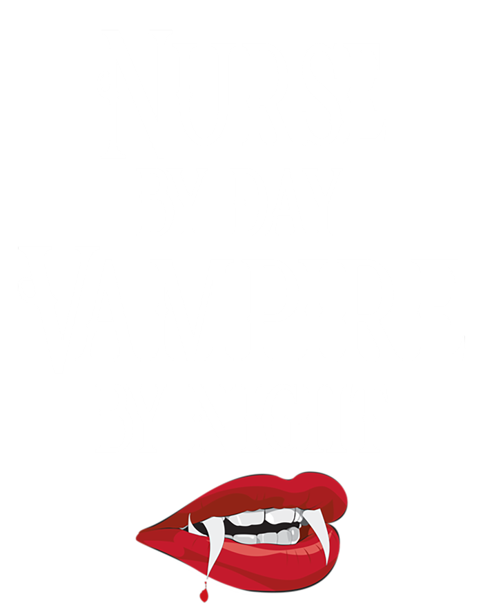 Funny Nurse Vampire Quote Halloween Joke Rn Lpn Crna Meaningful Gift Women's T-Shirt