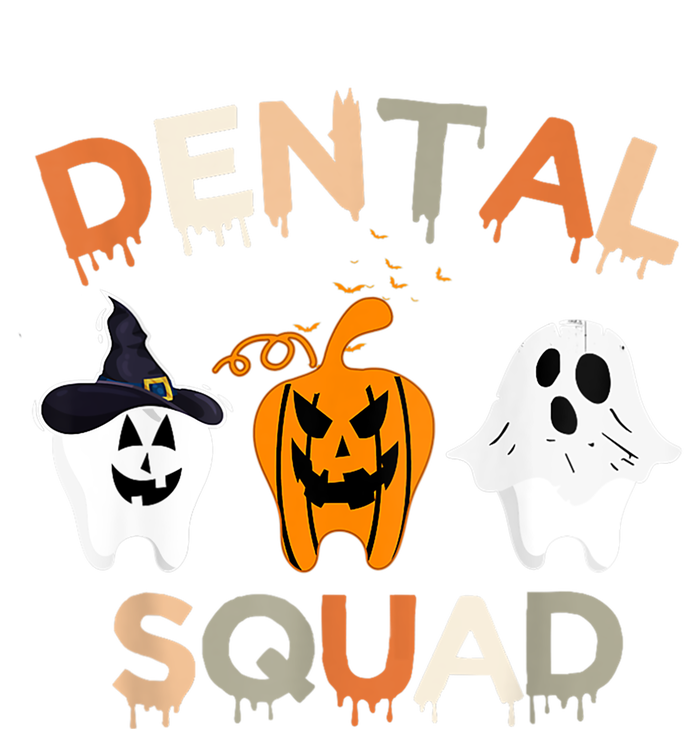 Dental Squad Boo Teeth Dentists Funny Halloween Retro Groovy Great Gift Long Sleeve Shirt