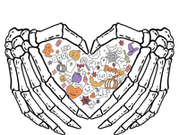 Halloween Skeleton Hand Sign Heart Gift Premium T-Shirt