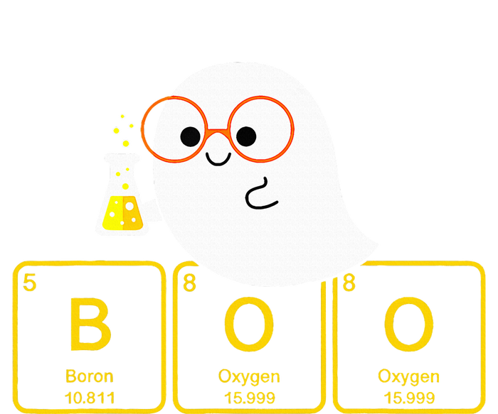 Funny Ghost Periodic Table Boo Halloween Costume Chemistry Tie-Dye Long Sleeve Shirt