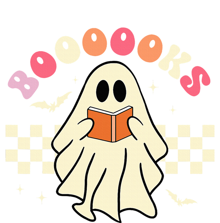 Funny Halloween Cute Ghost Book Reading School Teacher Retro T-Shirt