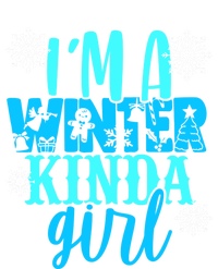 Im A Winter Kinda Christmas Tree Angel Snow Fun Gift Sustainable Beanie