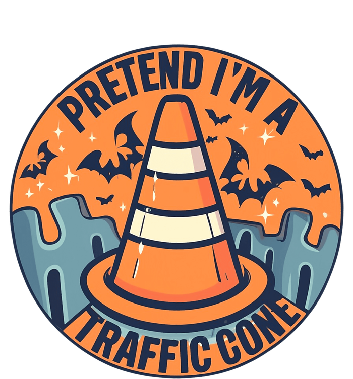 PRETEND IM A TRAFFIC CONE Halloween Costume T-Shirt