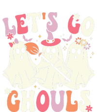 Lets Go Ghouls Halloween Ghost Costume Retro Groovy T-Shirt