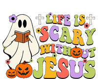 Groovy Halloween Life Is Scary Without Jesus Christian Lover T-Shirt