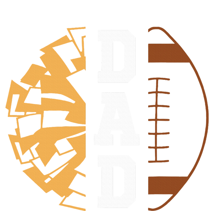 Cheer Football Cheerleading Dad Game Day Football 16 in Basic Backpack