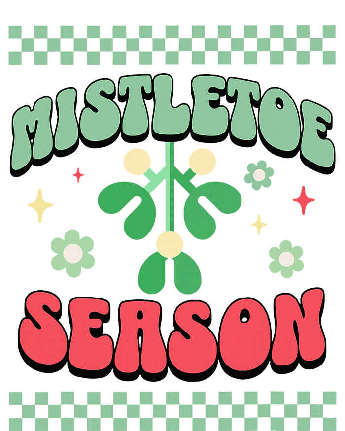 Christmas Mistletoe Season Tie-Dye T-Shirt