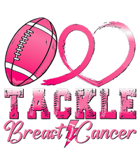 Tackle Breast Cancer Awareness Football Pink Ribbon Tall Sweatshirt