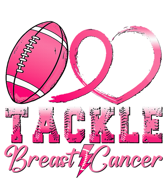 Tackle Breast Cancer Awareness Football Pink Ribbon Tall Sweatshirt