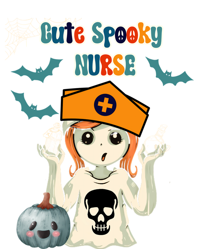 Halloween Cute Spooky Nurse Gift Toddler Long Sleeve Shirt