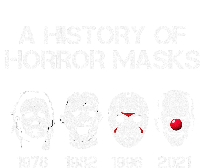 A History Of Horror Masks Halloween Funny Costume Premium T-Shirt