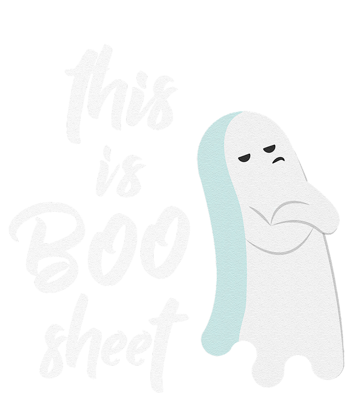 This Is Boo Sheet Funny Halloween Ghost Gift Women's Long Sleeve Flannel Pajama Set 