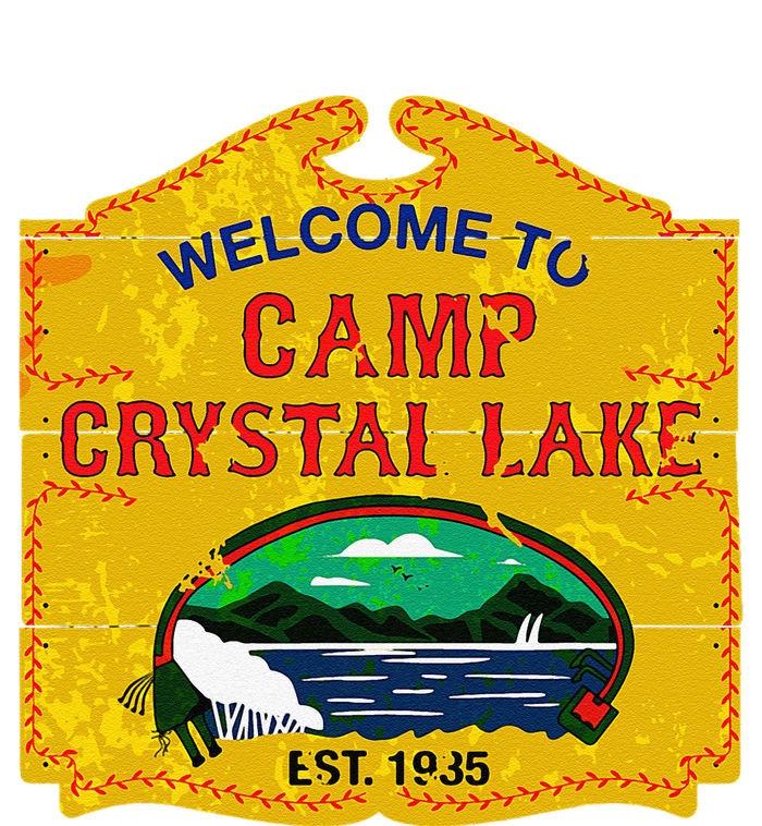 Camp Crystal Lake Halloween Funny Camping Graphic T-Shirt