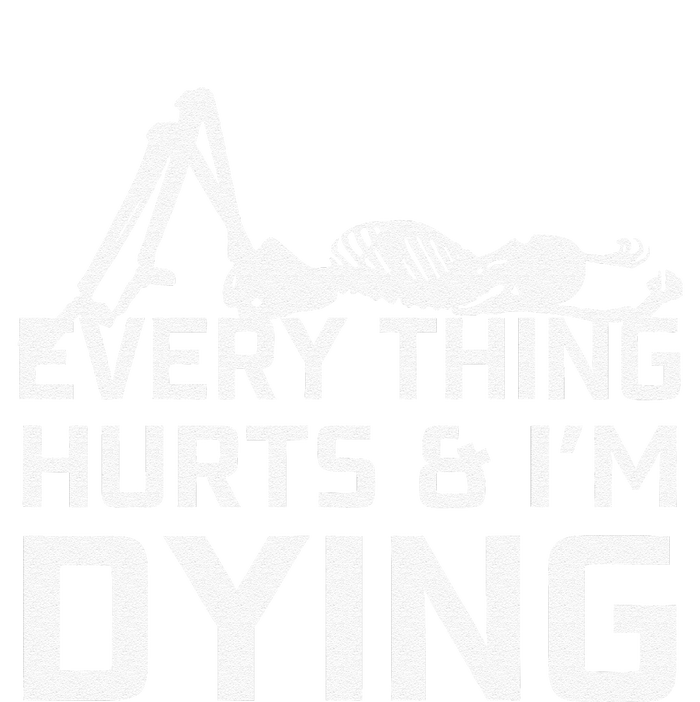 Everything Hurts & Im Dying Workout Funny Skeleton Women's V-Neck T-Shirt