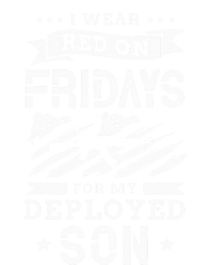 I Wear Red On Fridays For My Deployed Son Soldier Mom Pajama Set