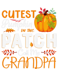 Funny Cutest Pumpkin In The Patch Call Me Grandpa Halloween Gift T-Shirt