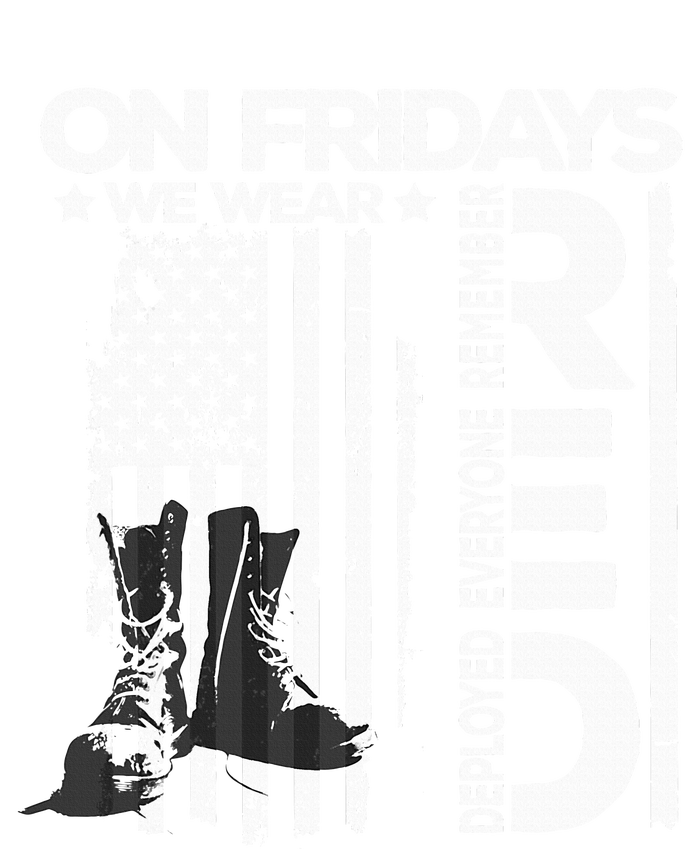 On Friday We Wear Red Veteran Red Friday US Flag T-Shirt