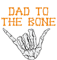 Funny Dad To The Bone Spooky Skeleton Hand Funny Halloween Baby Bodysuit