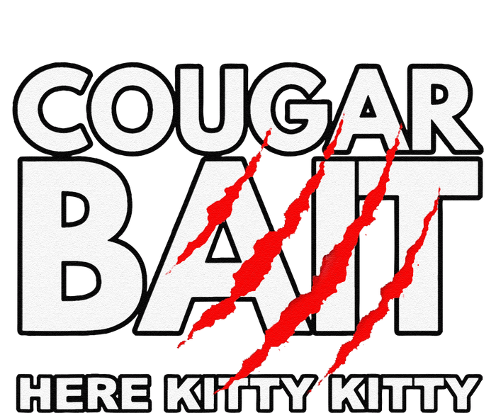 Cougar Bait Funny Halloween Costume Older Woman Younger Man Kids Tie-Dye T-Shirt