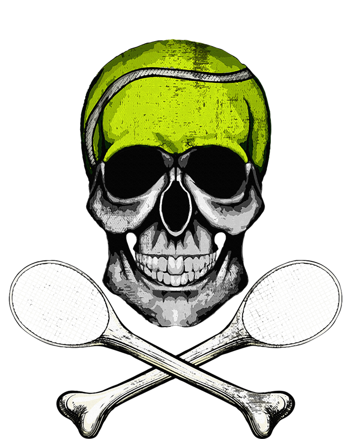 Tennis Skull Halloween Spooky Tennis Halloween Ladies Essential Flowy Tank