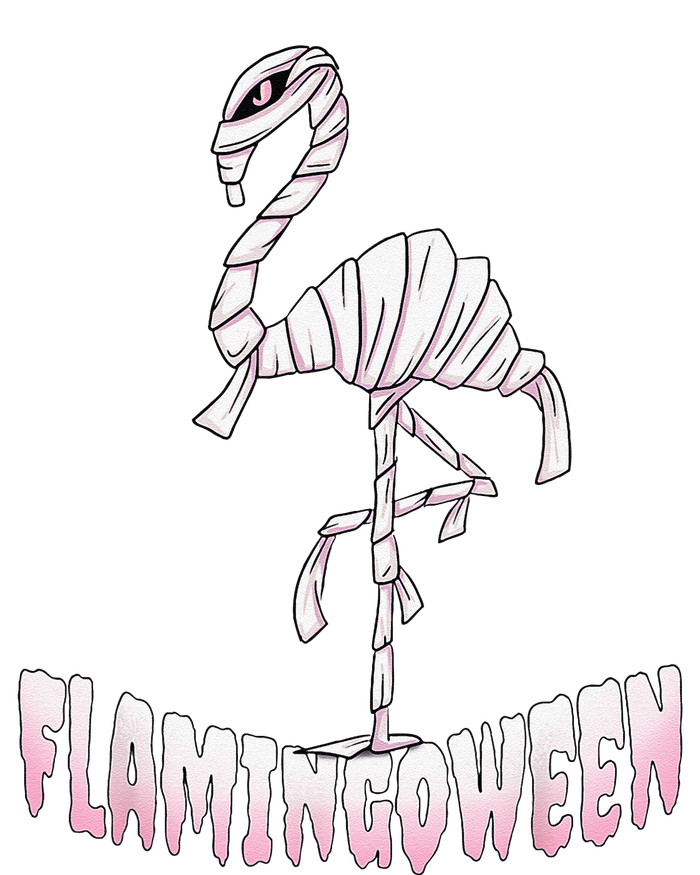 Flamingoween Flamingo Mummy Halloween Costume Insulated Varsity Jacket